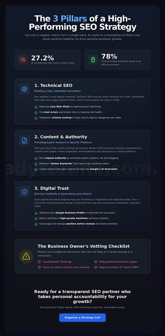 SEO Consultants Australia: Finding a Partner Who Delivers Leads, Not Just Rankings